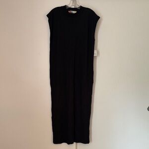 NWT FP Beach by Free People Black Cover Up Dress Size Small